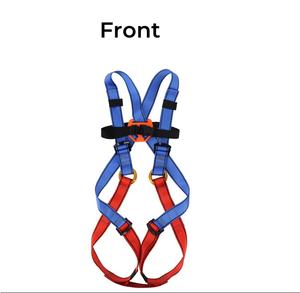 ANT5PPE สายรัดนิรภัยป้องกันการตกแบบเต็มตัวสําหรับเด็กสากลพร้อม D-Ring บนหลังและขาหัวเข็มขัดจับพันธุ์ - Product Image 2