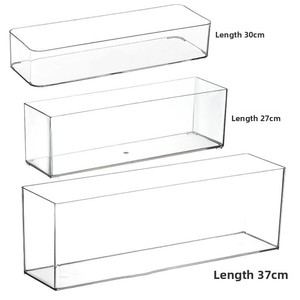 Aquarium de bureau pour poissons Betta, crevettes, tortues, pot écologique pour plantes vertes, en plastique transparent, étroit, haut, <span class=keywords><strong>rectangulaire</strong></span> - Product Image 1