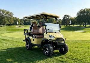 Carrito de Golf de 4 Plazas con Asientos Espaciosos, Conducción Suave, Fuerte Agarre al Terreno, Útil para Caminos No Públicos - Product Image 6