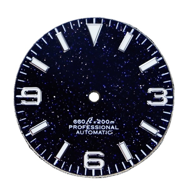 OEM Aventurine Dials High End Watch Dials Super Luminous BG W9 Indexes Watches Personalization Support