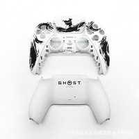 Coque de remplacement pour manette, plaque avant, pavé tactile, thème Ghost of Yotei/GTA6, compatible avec la manette Dualsense PS5