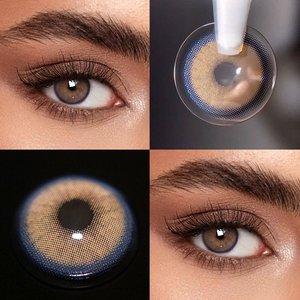 <span class=keywords><strong>Lentilles</strong></span> de contact souples Magiceye X Series, trois tons, <span class=keywords><strong>mensuelles</strong></span>, 14,2/8,5, 40% d'eau, <span class=keywords><strong>lentilles</strong></span> vertes, grises, brunes - Product Image 4
