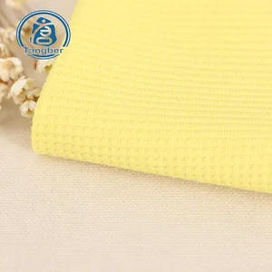 High quality outdoor scarf white cotton waffle knit fabric for women dress