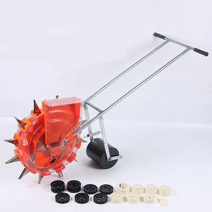 Semoir à tambour à bon prix, 7/8/9/10/12 buses, semoir agricole à une rangée, facile à utiliser, planteuse de pommes de terre, planteuse de maïs avec fertilisation par poussée - Product Image 1