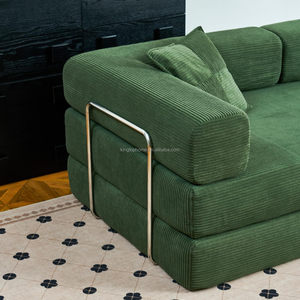 Wholesale Living Room Furniture Loveseat Compact Corduroy <strong>Cord</strong> Compressed <strong>Sofa</strong> Bed Modern Vacuum Compressed <strong>Sofa</strong> - Product Image 5