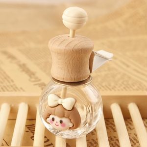 Diffuseur d'air suspendu pour voiture de luxe, flacon de parfum vide, flacon de parfum en verre, sous-flacon de parfum, bouchon scellé, imprimé à l'écran, 10 ml, écologique - Product Image 5