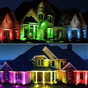 Foco LED <span class=keywords><strong>de</strong></span> Jardín con Cambio <span class=keywords><strong>de</strong></span> Color, IP65 Impermeable, Bajo Voltaje, Colorido, con Estaca y Control Remoto - Product Image 4