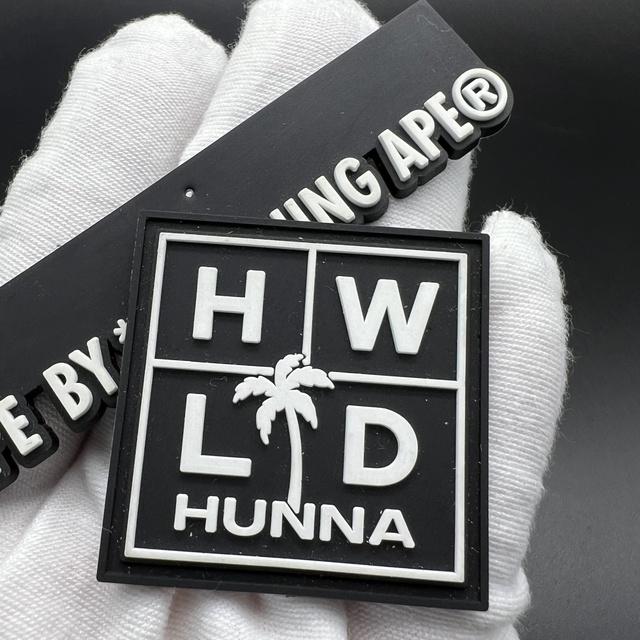 Custom 3D Pvc Hot Press Clothing Rubber Patches Soft Skin-Friendly Pvc Patches For Clothing Labels
