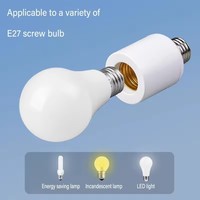 Temporizador inalámbrico E27 Control remoto 85V-265V Adaptador universal para dormitorio de múltiples lámparas Habitación de bebé Hogar inteligente