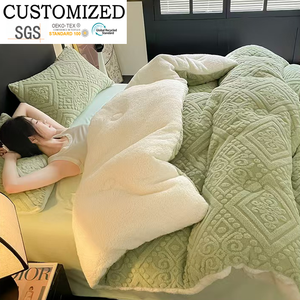 لحاف شتوي مخملي سميك ودافئ للاستخدام المنزلي ولسكن الطلاب - Product Image 1