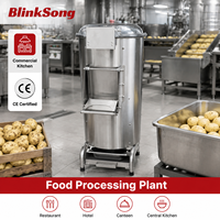 Machine à éplucher les pommes de terre à haute efficacité, éplucheur de légumes électrique automatique en acier inoxydable, minuterie, transformation alimentaire, cuisine