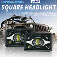 4*6 Inch Led Sealed Beam Headlight Led Work Light Spotlight Round Led Working Light Led Truck Lights