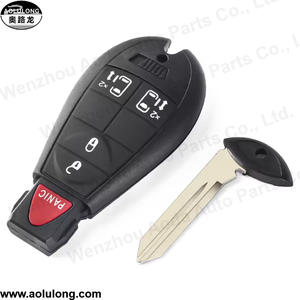 3 + 1 nút vỏ chìa khóa xe cho Chrysler 300 Dodge sạc Jeep lớn xe thông minh vỏ chìa khóa - Product Image 5