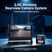 Venta al por mayor de fábrica: Sistema de monitorización de coche con visión nocturna HD de 7-10 pulgadas, 2.4G, IP68, impermeable, 720P/1080P, inalámbrico WIFI para marcha atrás