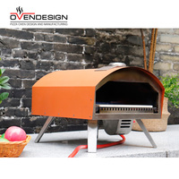 Four extérieur de pizza de gaz de cuisine portative d'acier inoxydable d'Ovendesign pour la pizza