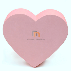 Bán Chạy Hộp Hình Trái Tim Màu Hồng Tùy Chỉnh Hộp Giấy Quà Tặng Sô Cô La Bánh Mỳ Có Logo Hộp Hoa Hình Trái Tim - Product Image 3