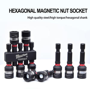 Embout hexagonal magnétique 8 mm pour visseuse à chocs, longueur 48 mm, aimant néodyme puissant, pour clé à chocs - Product Image 2