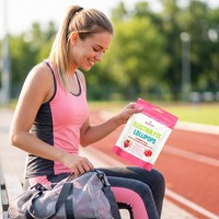 Sucettes électrolytiques sans sucre OEM, vitamines B6 et B12, hydratation rapide, récupération énergétique, sucettes vitaminées
