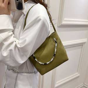 กระเป๋าถือสะพายไหล่ผู้หญิงแฟชั่นปี 2026 รุ่น Candy ZIP กันน้ำ ทำจากวัสดุ PU  แบบสะพายใต้วงแขน  ดีไซน์เก๋  ทรงถัง  พร้อมลวดลายเฉพาะตัว - Product Image 1