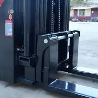 Chariot élévateur électrique autoporté à grande portée 5500 mm, capacité 1,5T/2T, mât triplex, hauteur de pliage compacte 2500 mm, certifié ISO