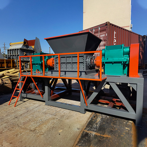 Broyeur industriel de câbles, de cuivre, d'acier et de métal, palette de déchiquetage à double arbre pour voitures - Product Image 5