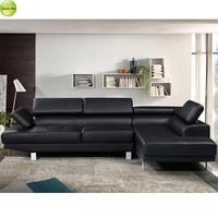 Hochwertige deutsche Luxus moderne weiße Leder Ecksofa Möbel Großhandel Sofa für Wohnzimmer verwenden