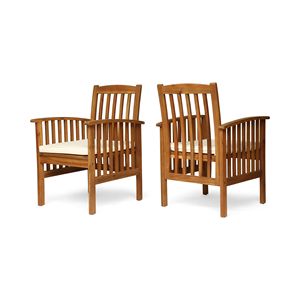 DB CASA ACACIA Ensemble de 2 chaises de salle à manger avec 2 coussins - Product Image 2