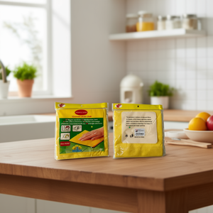 Erpsl Non Woven Cleaning Cloth 38x40cm 3pcs <b>Yellow</b> Multi Purpose <b>Duster</b> For Home Kitchen - Product Image 2