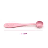 Ensemble de cuillères doseuses en bambou personnalisables pour peinture en spray, matcha et pâtisserie, pour une application uniforme, avec manche large et prise facile