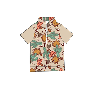 Offre Spéciale – Polo Enfant Garçon à Col Montant et Manches Courtes, Motif Personnalisé, Fermeture Éclair, Vêtement d'Été pour Enfants - Product Image 4