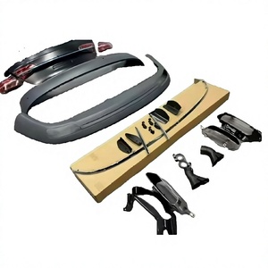 Kit carrosserie complet Audi A8 2011-2015, neuf, en plastique, pare-chocs avant/arrière, jupes latérales, lèvre avant, fixation par boulons, référence OE 4H0807065Q, pièces automobiles, garantie 6 mois - Product Image 3