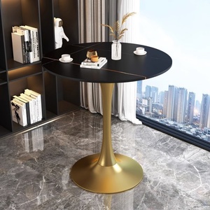 Table de réception pour négociations, petite table à manger simple, table de salon de thé, table de balcon, table ronde de loisirs, table à thé - Product Image 4