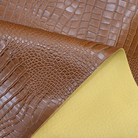 Cuir PVC gaufré effet crocodile 1,3 mm pour la fabrication de sacs à main, bagages, boîtes à bijoux, matériaux d'emballage décoratifs, ceintures