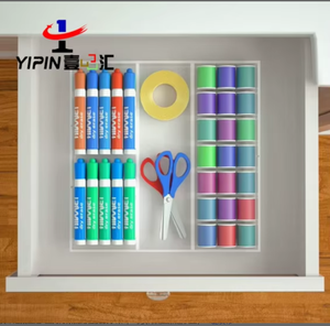 Akrilik Kutular 6 Bölmeli Akrilik Hafif Özelleştirilebilir Çekmece Düzenleyici Şeffaf Makyaj Tepsisi Ofis Yatak Odası Sergi Rafı - Product Image 3