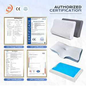 Oreiller de lit orthopédique en mousse à mémoire de forme Oreiller de contour ergonomique pour le cou cervical et les épaules pour <span class=keywords><strong>dormir</strong></span> Grossesse Maternité - Product Image 6