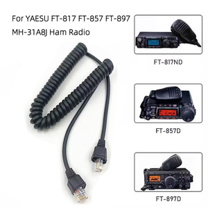 Cable de Micrófono para Radio de Coche MH-31A8J Compatible con Yaesu FT-450 FT-817 FT-857 FT-897, Comunicación Anti-interferencias - Product Image 5