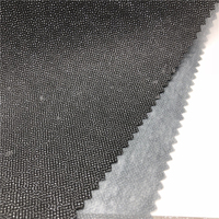 Polyester de haute qualité PES Double point Non tissé entoilages fusibles minces en gros pour les vêtements