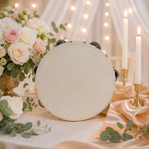 Tambourin professionnel en bois de 6, 7, 8, 9 et 10 pouces avec logo personnalisé OEM, instrument de <span class=keywords><strong>percussion</strong></span> pour les perform - Product Image 4