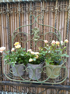 Vendita Diretta di Supporti per Piante da Giardino <span class=keywords><strong>in</strong></span> <span class=keywords><strong>Ferro</strong></span> Stile Europeo con Finitura Anticata, Decorazioni da Parete e Supporti per Davanzali - Product Image 3