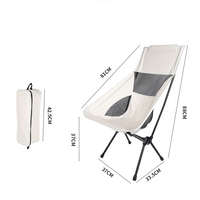 Chaise de camping pliante carrée en acier portable d'extérieur, chaise de détente écologique pour la plage, le jardin, le pique-nique, la pêche, design moderne
