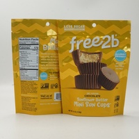 Sachets Doypack Personnalisés de Haute Qualité Imprimés par Héliogravure pour Snacks, Emballage Alimentaire en Plastique Mat avec Fermeture Éclair pour Chocolats et Bonbons