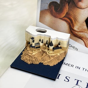 Calendario 2025 del Castillo Hogwarts de Harry <span class=keywords><strong>Potter</strong></span>, Bloc de Notas Decorativo Cooperativo, Bloc de Notas de Papel 3D - Product Image 3