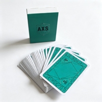 Cartes à jouer en PVC, finition brillante, pour le billard, résistantes aux intempéries, avec boîte, impression personnalisée directe d'usine