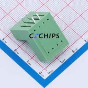 KF2EDGRTM-3.5-2*2P Plug-in Terminal Block Bent Lead Through Hole,P=3.5mm Board-to-Board / Socket Closed Screw Fixing 2x2P 3.5mm - Product Image 2