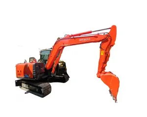 Mini-excavatrice Hitachi ZX65U d'occasion de 6 tonnes, fabriquée au Japon, machine à chenilles hydraulique, excavatrice Hitachi à vendre - Product Image 1