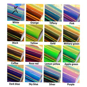 Vinilo para Envolver Autos, Color Cromo Cambiante, Película Adhesiva para Autos, Papel de Aluminio, Plateado Electroplacado Colorido - Product Image 5