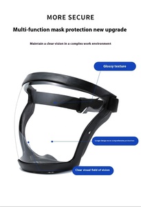 Plasticoop trong suốt chống sương mù giật gân bảo vệ mặt lá chắn PM2.5 chống bụi lao động cưỡi kính mô hình c2000 nhà máy - Product Image 2