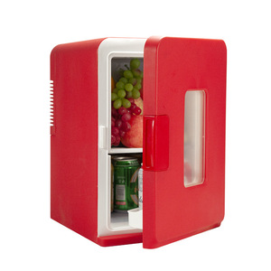 <span class=keywords><strong>Mini</strong></span> réfrigérateur refroidisseur de lait <span class=keywords><strong>avec</strong></span> fonction de refroidissement et de chauffage, sans givre, thermoélectrique, alimenté par batterie, design portable, fenêtre transparente - Product Image 1
