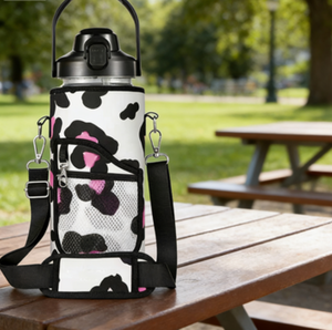 Bouteille d'eau de sport réutilisable écologique de grande capacité en plastique sans BPA 2L - Product Image 4