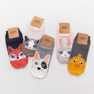 Vớ thời trang hoạt hình siêu anh hùng ngắn vui nhộn nữ nam <span class=keywords><strong>cotton</strong></span> calcetines vớ ngắn không gót họa tiết truyện tranh mùa hè thiết kế vớ cổ chân - Product Image 2